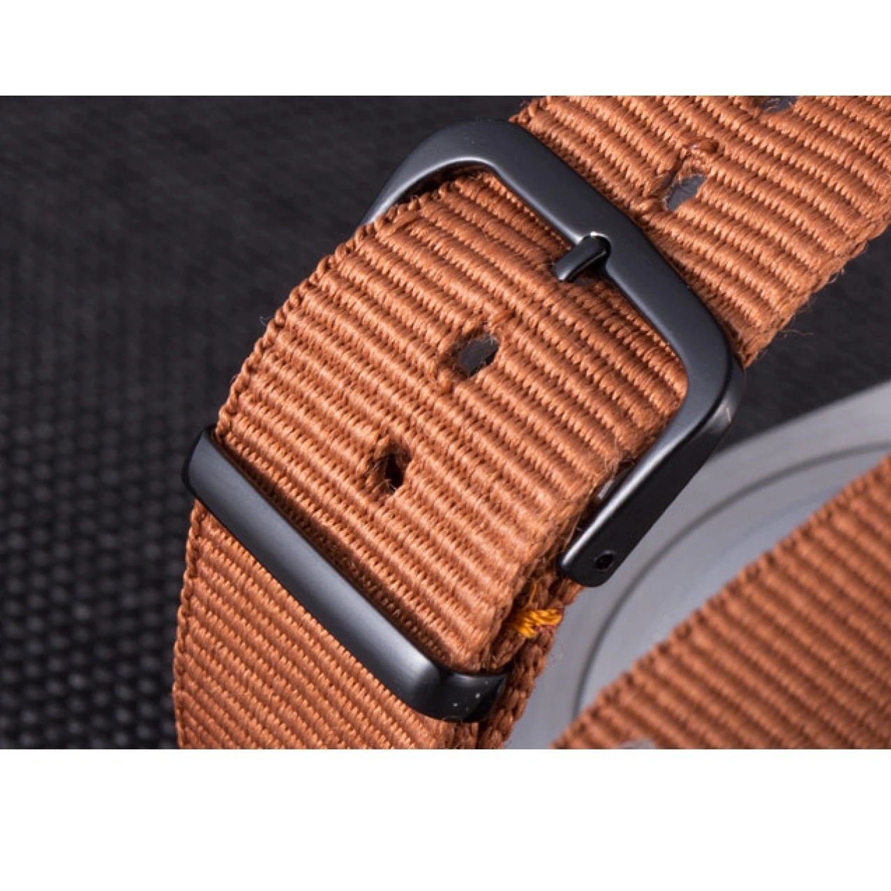 MiroTime 1013 Rolex Submariner STEALTH MK IV Brown Fabric Band rl426 621388